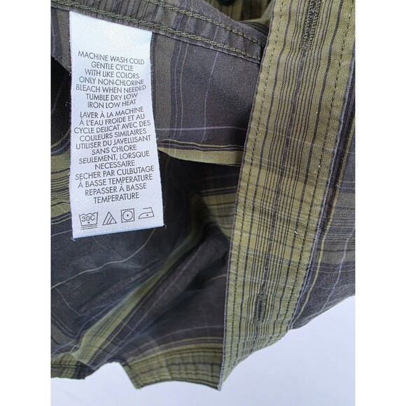 Calvin Klein Jeans Mens Long Sleeve Shirt M Striped Multicolor - Picture 6 of 10